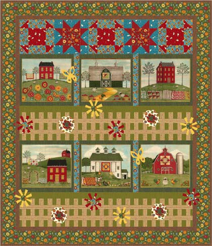 Country Roads de Coach House Designs - Kits y patrones - Quilt y Patchwork - Casa Cenina