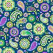 Piccadilly Lane Navy Paisley Piccadilly Lane Navy Paisley