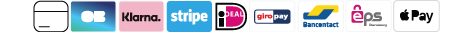 Visa - American Express - Mastercard - Klarna - iDeal - Paypal - Postepay - CartaSI