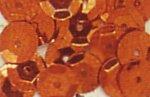 Lentejuelas hexagonales: color naranja