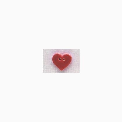 Botón Corazón rojo
