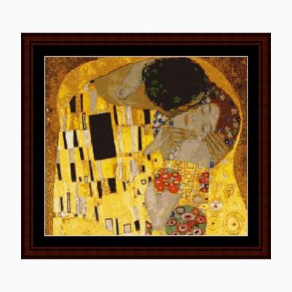 Klimt - El Beso, Detalle