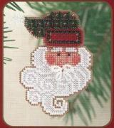 Decoraciones las caras de Papá Noel: Joyful Santa