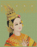Single thai dancer