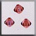 13062 Rondele Champagne Rose 4mm