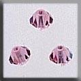 13031 Rondele Light Rose AB 4mm