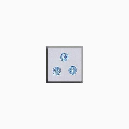 13014 Round Bead Aquamarine AB