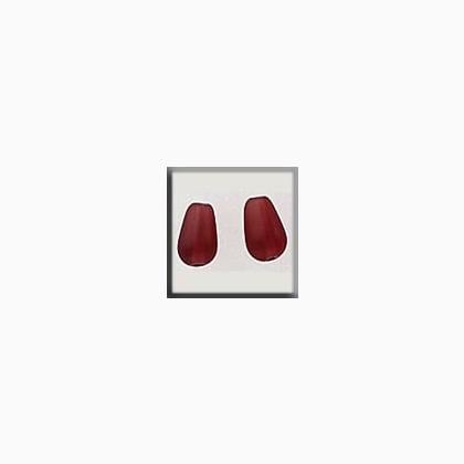 12280 Pearshape Bead AB Matte Dark Rose