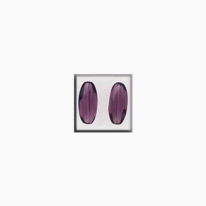 12261 Fancy Olive Bead Bright Amethyst