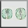 12249 Round Cut lined Bead Peridot/Silver