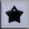 12221 Small Flat Star Black