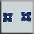 12189 4 Petal Flower Matte Sapphire