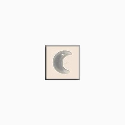 12184 Small Crescent Moon Matte Crystal