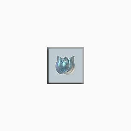 12158 Very Small Tulip Matte Crystal