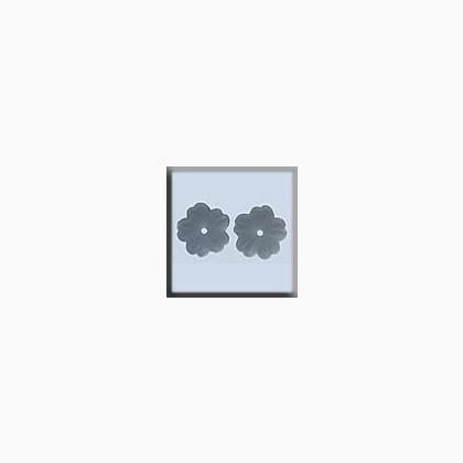 12118 Petite Flower Matte Silver