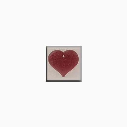 12114 Medium Floral Embossed Heart Rose