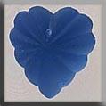 12071 Frosted Starburst Heart Matte Sapphire