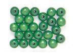 Perlas de madera verdes 0,8 cm