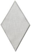 Tapete diamante - Blanco 18x32