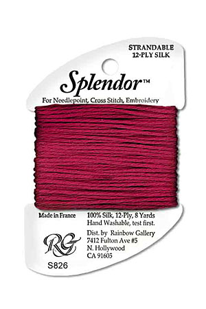 Splendor:  S826 - Burgundy