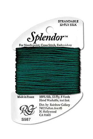 Splendor:  S987 - Very Dark Gray Green