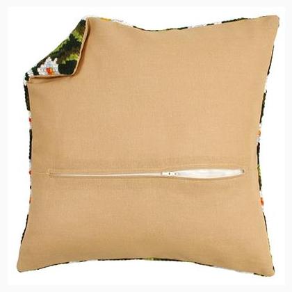 Parte posterior almohada 45x45 con cremallera - ecrù