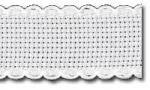 Borde Aida 16ct.: Blanco/Blanco