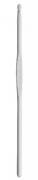 Ganchillo para lana con parte central plana - 4 mm Gris