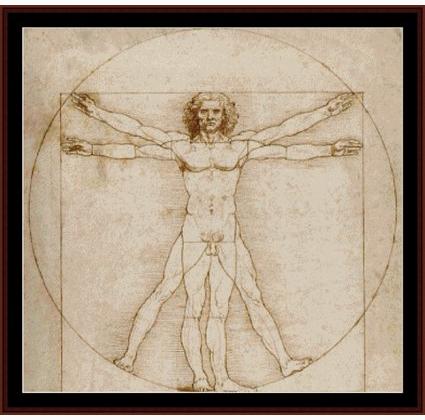 Leonardo - Hombre de Vitruvio