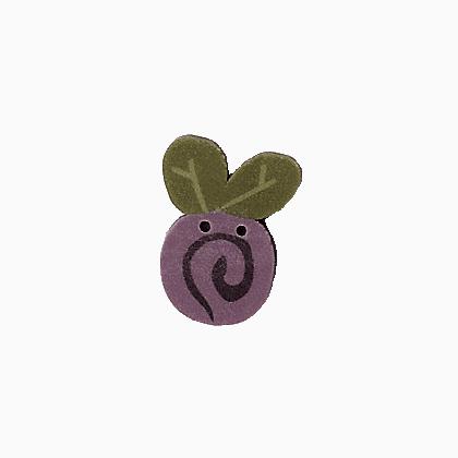 2311S - Small Lavender Swirly Bud