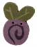 2311S - Small Lavender Swirly Bud
