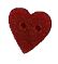 3449T - Tiny Folk Art Red Heart