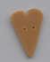 3492M - Medium Tarnished Gold Heart