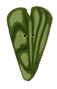 3424L - Large Sage Green Heart