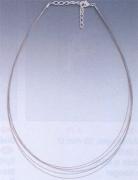 Collier Plata - 5 hilos