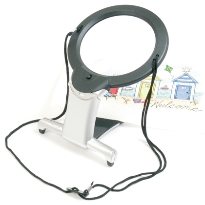 Illuminated Hands-Free Magnifier