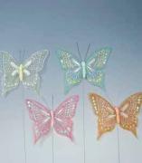 Mariposas de textile - cuatro