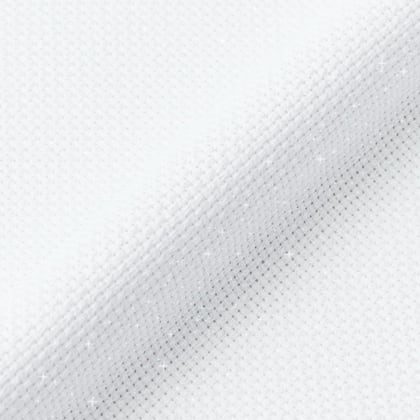 AIDA DMC 14ct. Iridiscente: Blanco