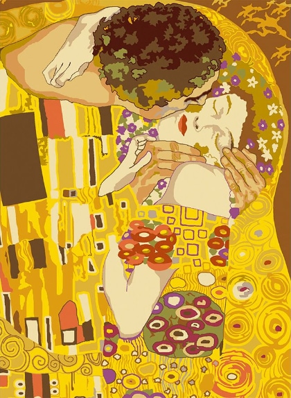 Klimt: El beso
