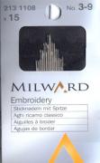 Agujas de bordar Milward 3-9