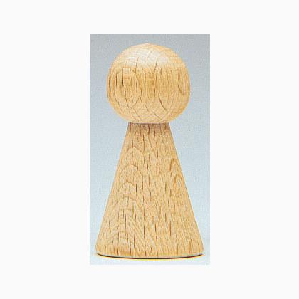 Cono de madera natural 45x25mm