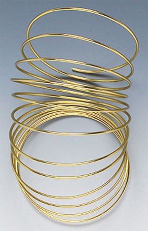 Hilo de aluminio - Oro 2mm.