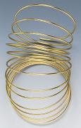 Hilo de aluminio - Oro 2mm.