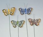 Mariposas con plumas (4) - 5 cm.