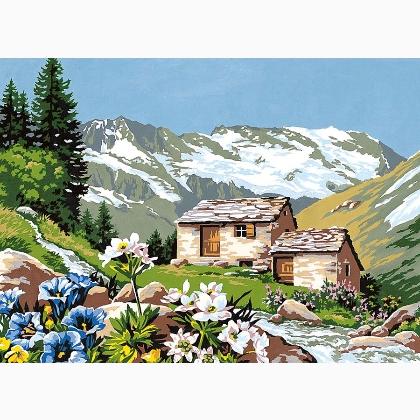 El florido pasto de montaña