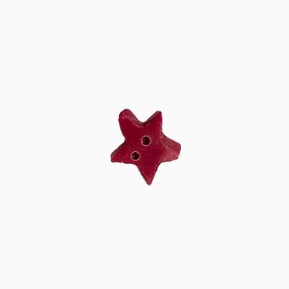 3507S - Small Folk Art Red Flat Star