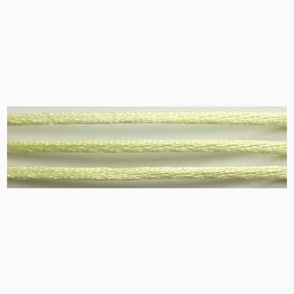 Cordón para trenzar: Amarillo 2mm./50m.