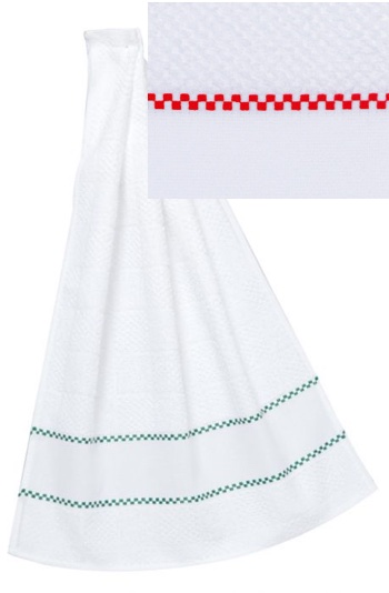 Nido d\'ape: Trapo de cocina rojo