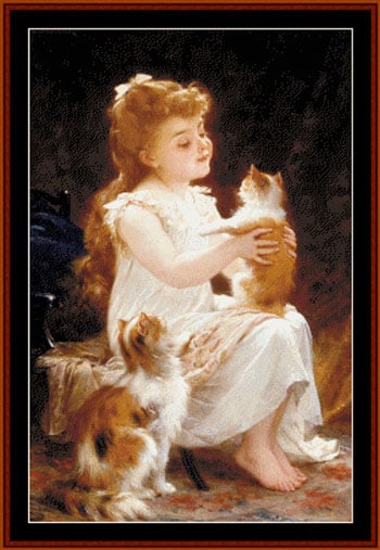 Emile Munier: Playing with Kitty