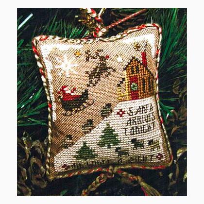 Santa Arrives Tonight (2009 Ornament) w/embellishment